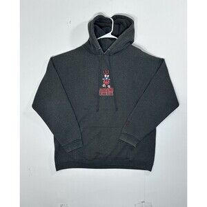 Vintage World Industries Devil Man Hell Skateboard Hoodie XL Gray 1990s USA RARE